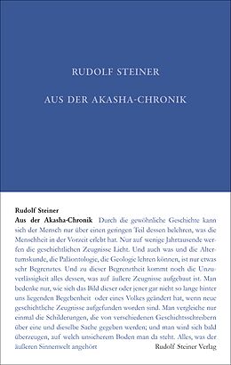 Fester Einband Aus der Akasha-Chronik von Rudolf Steiner