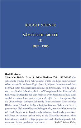 Fester Einband Sämtliche Briefe von Rudolf Steiner