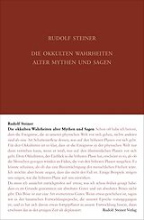 Fester Einband Die okkulten Wahrheiten alter Mythen und Sagen von Rudolf Steiner