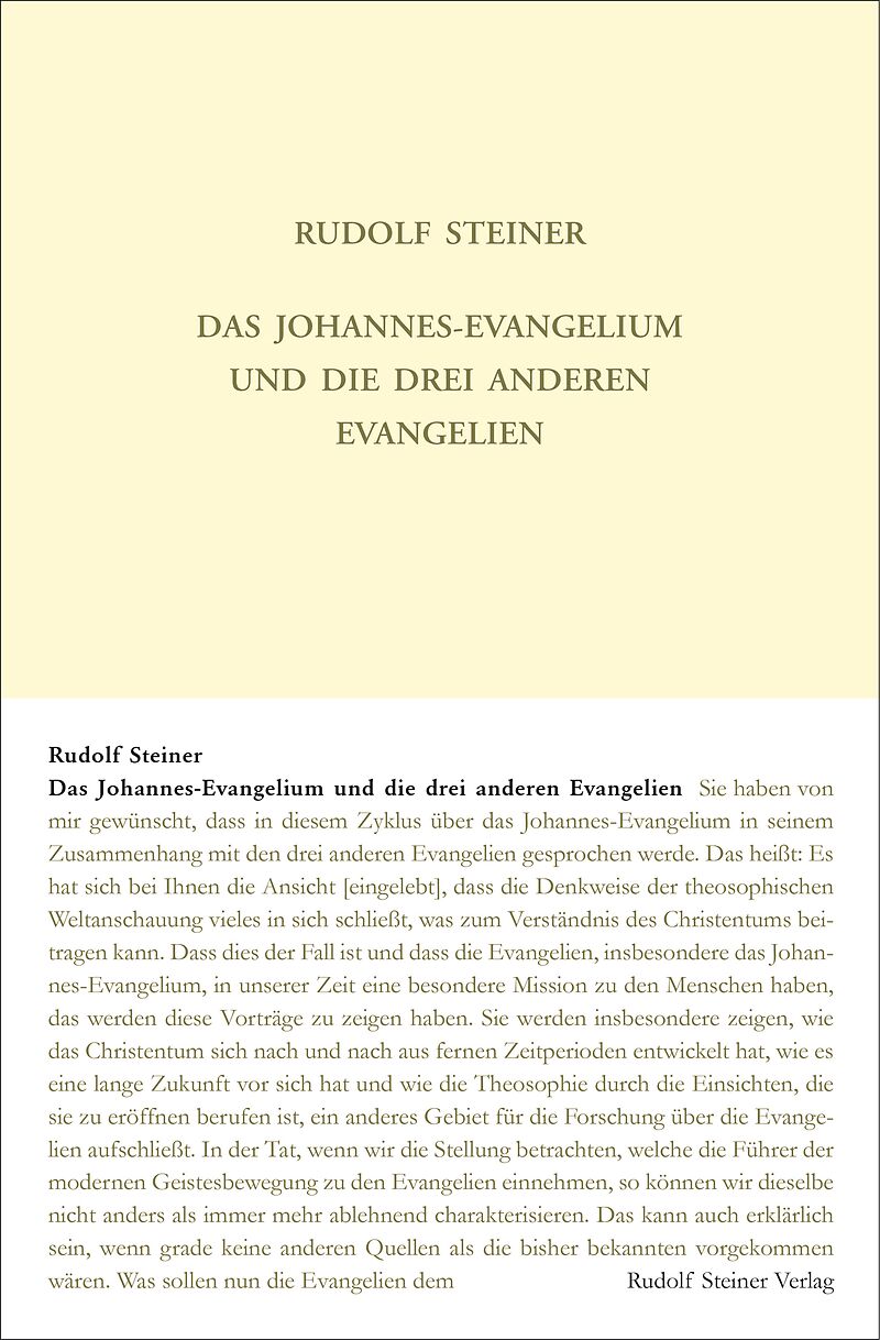 Das Johannes-Evangelium und die drei anderen Evangelien