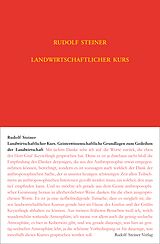 Fester Einband Landwirtschaftlicher Kurs von Rudolf Steiner