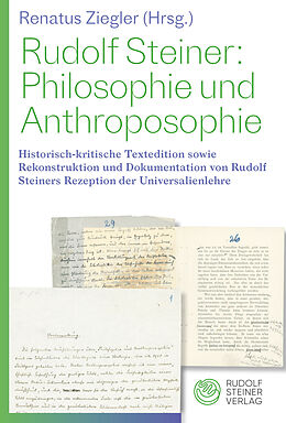 Fester Einband Philosophie und Anthroposophie von Renatus Ziegler