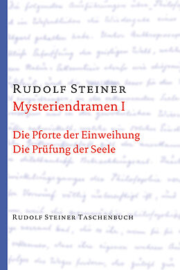 Kartonierter Einband Mysteriendramen I von Rudolf Steiner
