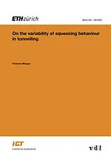 Kartonierter Einband On the variability of squeezing behaviour in tunnelling von Florence Mezger