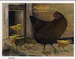 Fester Einband Hühner von Peter Bergmann