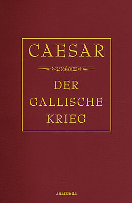 Leder-Einband Der gallische Krieg von Caesar