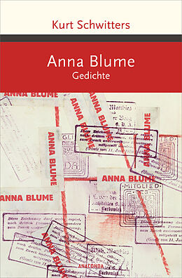 Fester Einband Anna Blume. Gedichte von Kurt Schwitters