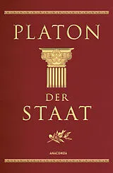 Leder-Einband Der Staat von Platon