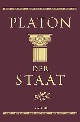 Couverture en cuir Der Staat de Platon