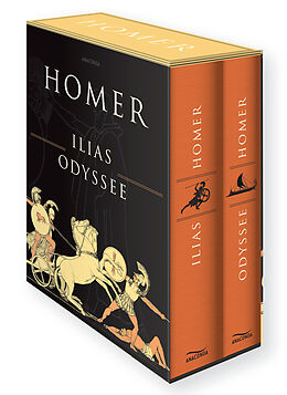 Fester Einband Ilias / Odyssee (2 Bände im Schuber) von Homer