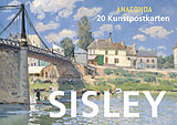 Kartonierter Einband Postkartenbuch Alfred Sisley von 