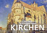 Kartonierter Einband Postkarten-Set Kirchen von 