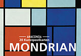 Kartonierter Einband Postkarten-Set Piet Mondrian von 