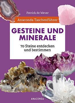 Fester Einband Anaconda Taschenführer Gesteine und Minerale. 70 Steine entdecken und bestimmen von Patrick De Wever