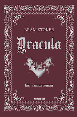 Leder-Einband Dracula. Ein Vampirroman von Bram Stoker