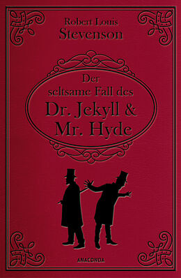 Leder-Einband Der seltsame Fall des Dr. Jekyll und Mr. Hyde. Gebunden in Cabra-Leder von Robert Louis Stevenson