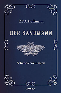 Leder-Einband Der Sandmann. Schauererzählungen. In Cabra-Leder gebunden. Mit Silberprägung von E.T.A. Hoffmann