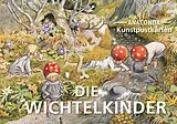 Kartonierter Einband Postkarten-Set Wichtelkinder von 