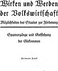 E-Book (epub) Wirken und Werden der Volkswirtschaft von Hermann Papst