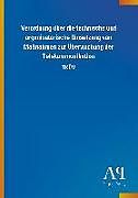 Kartonierter Einband Verordnung über die technische und organisatorische Umsetzung von Maßnahmen zur Überwachung der Telekommunikation von Antiphon Verlag