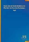 Kartonierter Einband Gesetz über die Rechtsverhältnisse der Mitglieder des Deutschen Bundestages von Antiphon Verlag