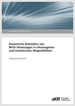 Kartonierter Einband Numerische Simulation von MHD-Strömungen in inhomogenen und instationären Magnetfeldern von Sebastian Ehrhard
