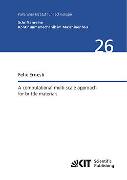 Couverture cartonnée A computational multi-scale approach for brittle materials de Felix Ernesti