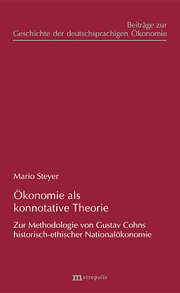 Kartonierter Einband Ökonomie als konnotative Theorie von Mario Steyer
