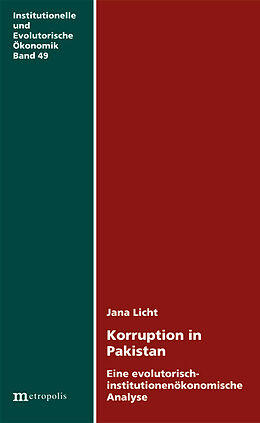 Kartonierter Einband Korruption in Pakistan von Jana Licht
