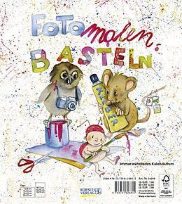 Kalender Foto-Malen-Basteln Bastelkalender für Kinder, weiß von Korsch Verlag