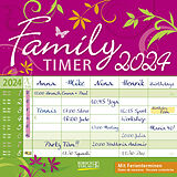 Kalender Family Timer - Floral 2024 von 