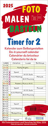 Kalender Foto-Malen-Basteln Timer for 2 2025 von 