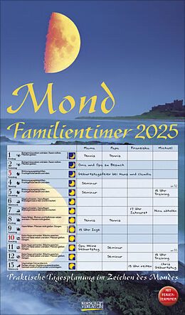 Kalender Mond-Familientimer 2025 von 