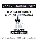 Kalender Visual Words Colour 2025 von 