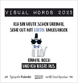 Kalender Visual Words Colour 2025 von 