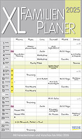 Kalender XL Familienplaner Pastell 2025 von 