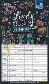 Kalender Lovely Chalk Timer 2025 von Mo Büdinger