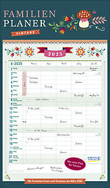 Kalender Familienplaner Vintage 2025 von 