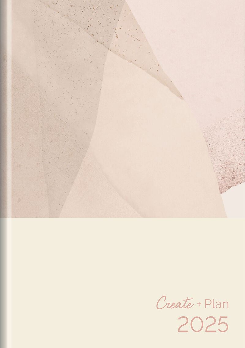 Buchkalender Create & Plan Abstract 2025
