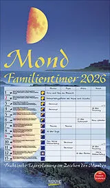 Spiralbindung Mond-Familientimer 2026 von 