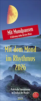 Spiralbindung Mond-Planer 2026 von 