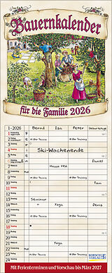 Kalender (Kal) Bauernkalender 2026 von Christa Versley