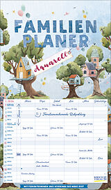Kalender Familienplaner Aquarell 2026 von 