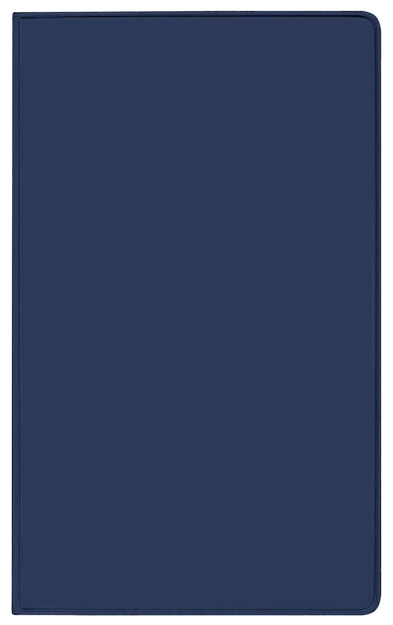 Taschenkalender Modus geheftet PVC blau 2026