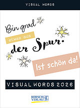 Kalender Visual Words 2026 von 
