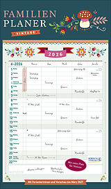 Kalender (Kal) Familienplaner Vintage 2026 von