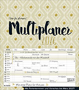 Kalender Multiplaner - Time for glamour 2026 von 