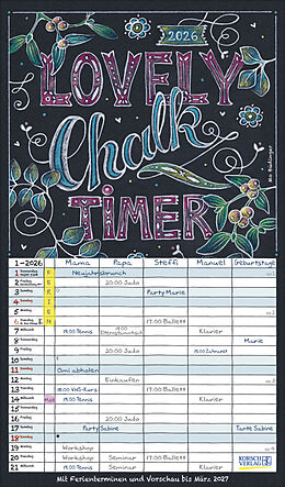  Lovely Chalk Timer 2026 von 