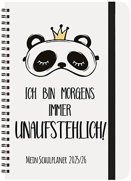 WWF Schülerkalender 2025-2026 - Mit Leoparden-Cover, 352 Seiten, 13x17,8 Cm