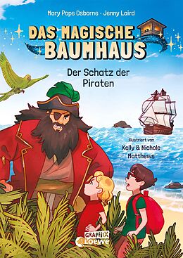 E-Book (epub) Das magische Baumhaus (Comic-Buchreihe, Band 4) - Der Schatz der Piraten von Mary Pope Osborne, Jenny Laird